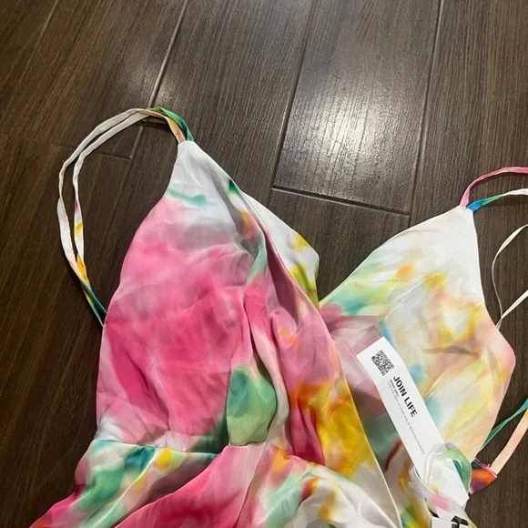 Colorful Watercolor Maxi Dress - Picture 9 of 12